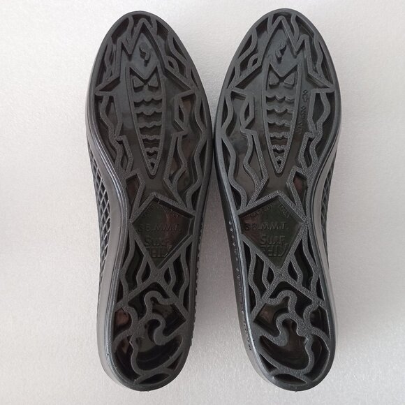 Marc Jacobs Jelly Shoes Blue Low Heel Sandals Size 7.5 - Picture 6 of 7